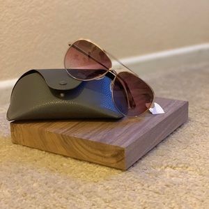 LONGCHAMP 61mm aviator sunglasses